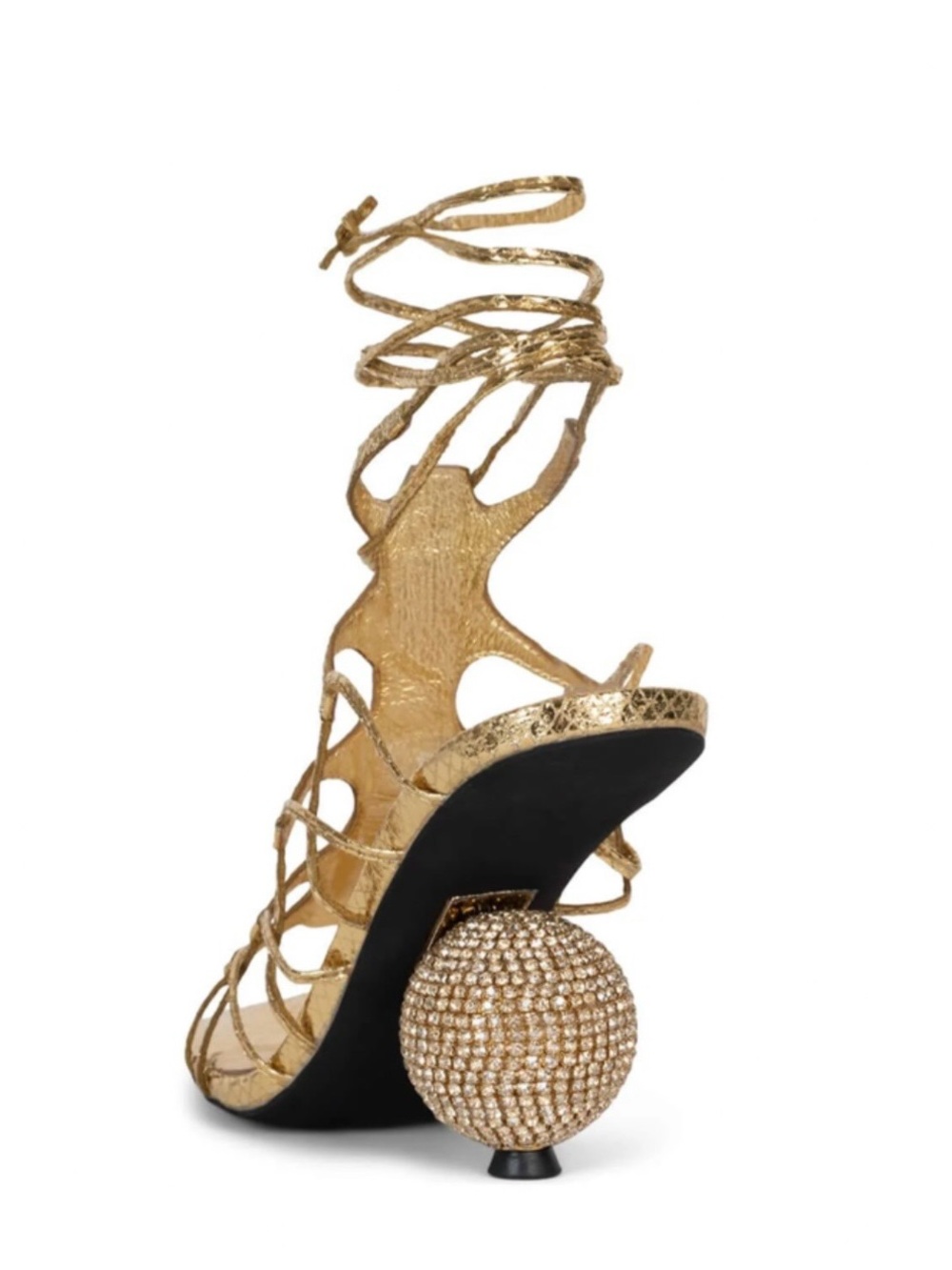 JEFFREY CAMPBELL Gold “LE- FREAK sandal. New in box. - Picture 2 of 7